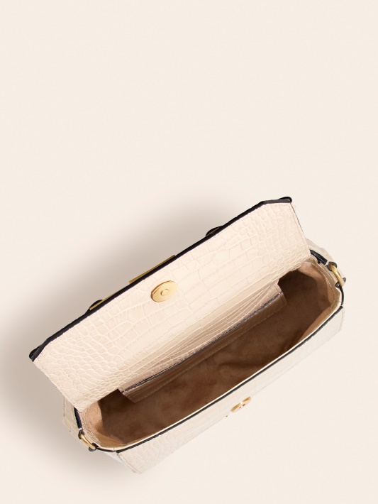 Balta Cristina Tikros Odos Crossbody Bag Spėlioti