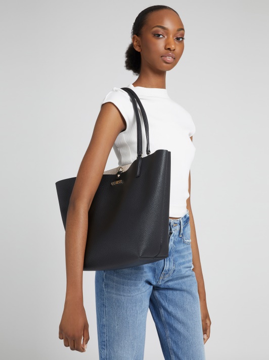 Juodas Alby Shopper Pochette Spėjimas