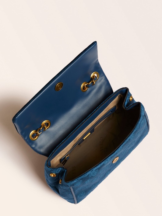 Kimi Velvet Crossbody Bag Blue Spėti