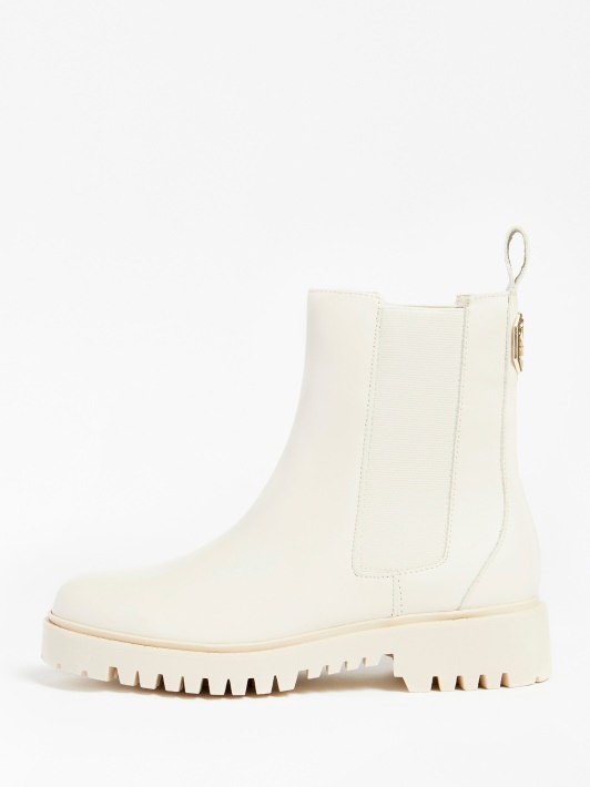 Oakess Mišrios Odos Chelsea Boot Guess Balta