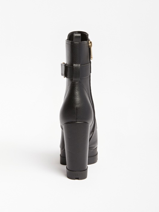 Biola Logotipas žavesys Ankle Boot Guess Juodas