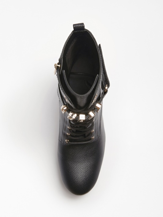 Biola Logotipas žavesys Ankle Boot Guess Juodas