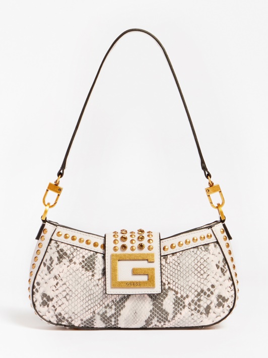 Bling Python Print Pečių Krepšys Atspėti Multi Rožinis