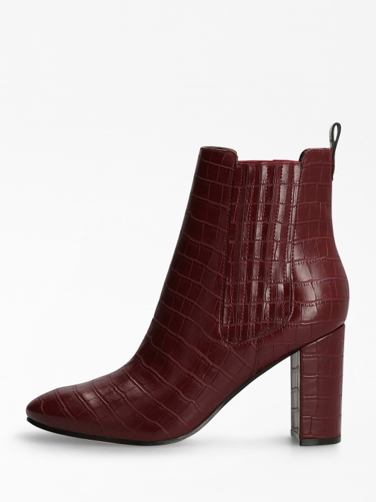Spėk Kaelyn Croc Print Bootie Red