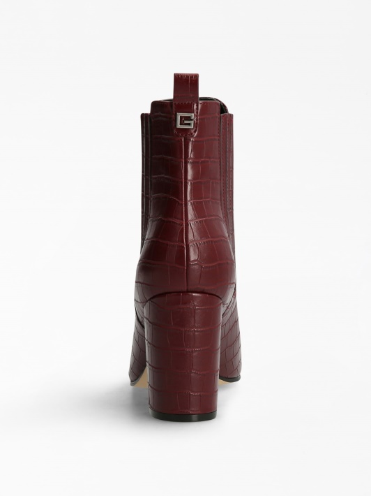 Spėk Kaelyn Croc Print Bootie Red