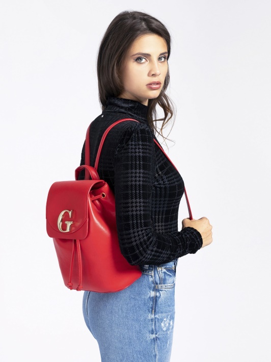 Genevieve Logotipo Kuprinė Raudona Spėjimas