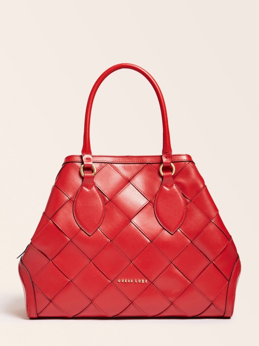Spėk Giorgia Luxe Tikros Odos Rankinė Raudona