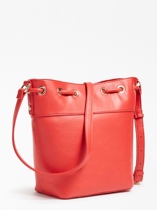 Spėk Genevieve Bucket Bag Raudona