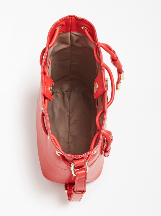Spėk Genevieve Bucket Bag Raudona