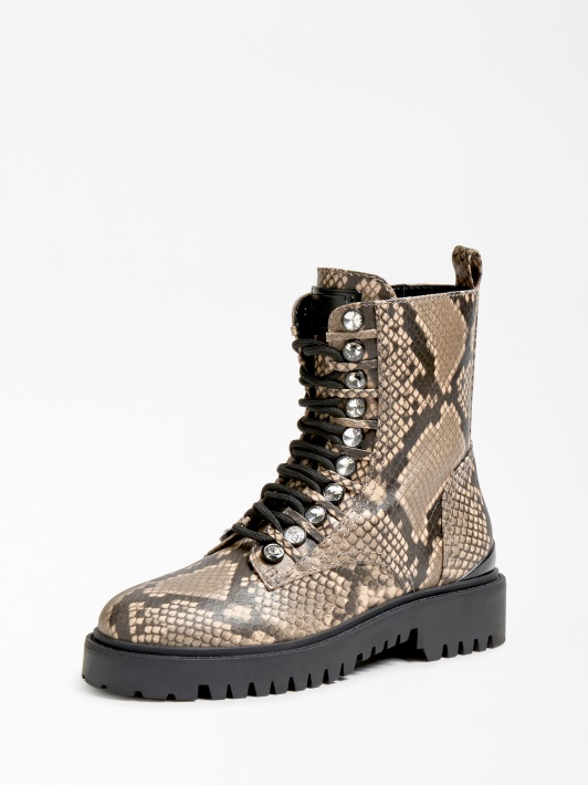 Oxana Combat Boot Grey Multi Spėjimas
