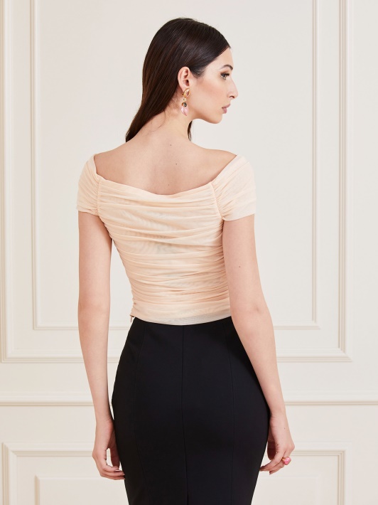 Marciano Off-shoulder Kremas Spėlioti