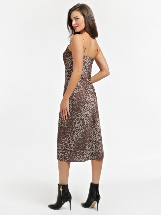 Gyvuliškesnis Spėjimas Satin Shift Fit Suknelė