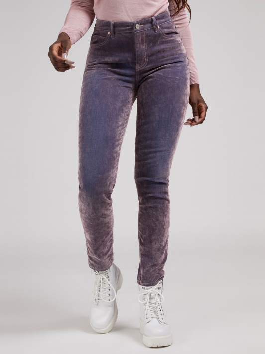 Pulkas Skinny Fit Džinsinio Kelnaitės Spėjimas Violetinė