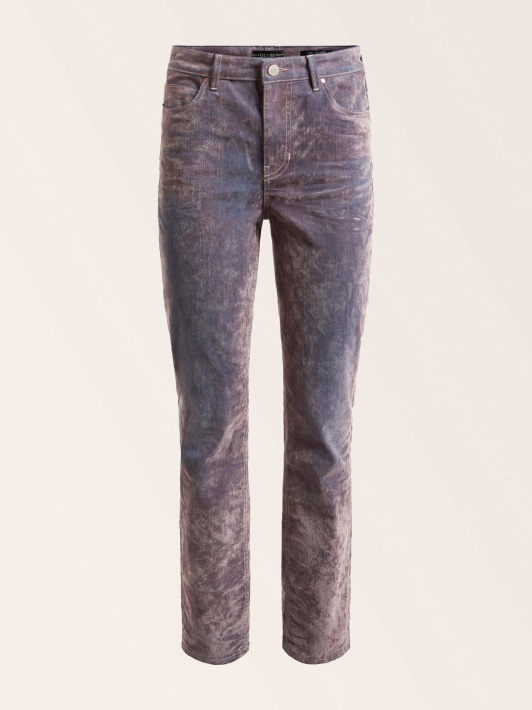 Pulkas Skinny Fit Džinsinio Kelnaitės Spėjimas Violetinė