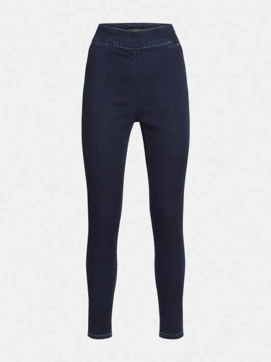 Atspėti Mėlynas Jegging Fit Džinsines Kelnaites