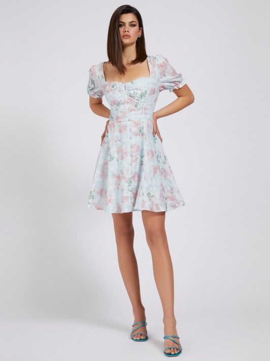 Gėlėmis Marginta Suknelė Floral Fantasy Spėjimas