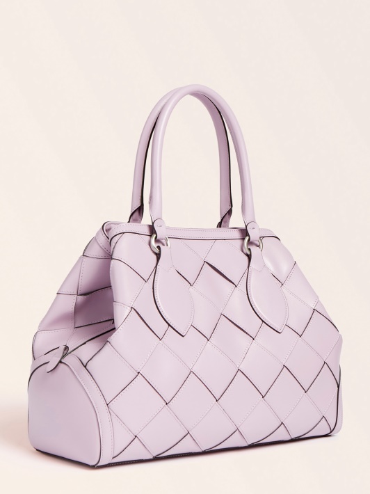 Spėk Alyvinė Giorgia Luxe Tikros Odos Rankinė