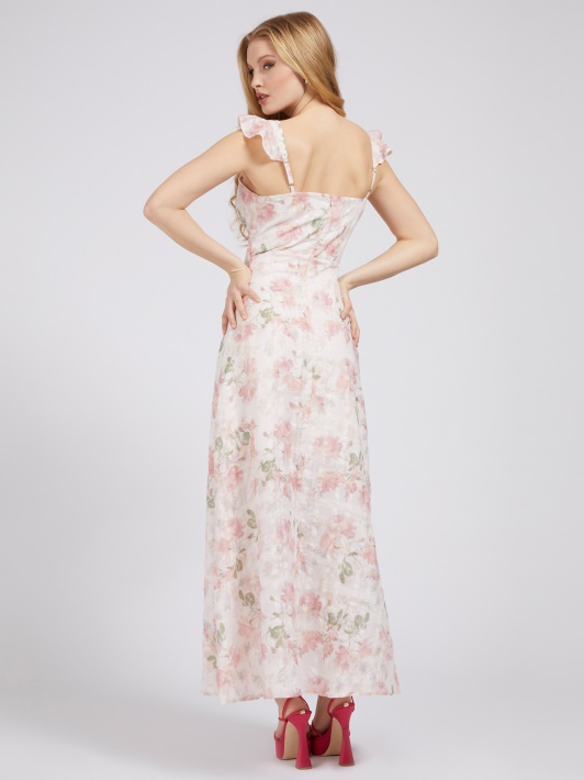 Atspėti Floral Fantasy Gėlių Raštų Suknelė