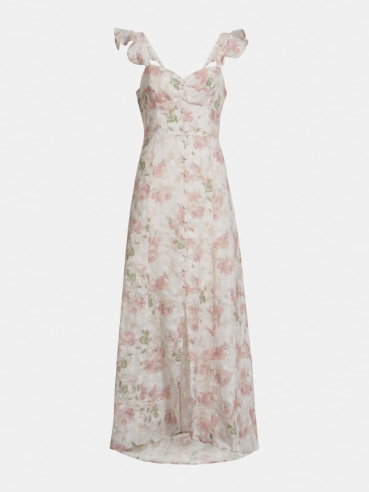 Atspėti Floral Fantasy Gėlių Raštų Suknelė