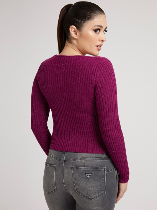 Lurex Top Spėti Raudona
