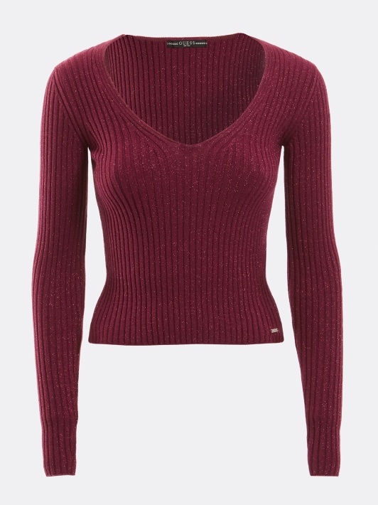 Lurex Top Spėti Raudona