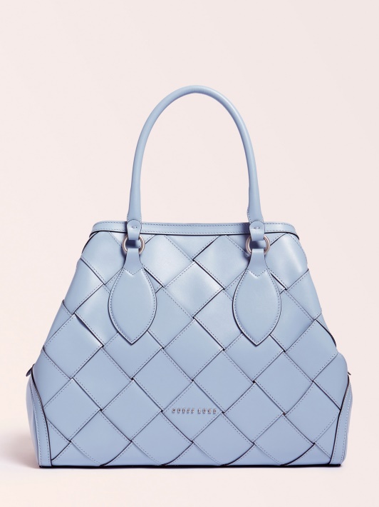 Giorgia Luxe Tikros Odos Rankinė Multi Beige Guess