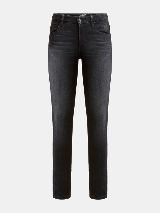Atsistumti Skinny Fit Džinsinio Kelnaitės Spėjimas Pilka