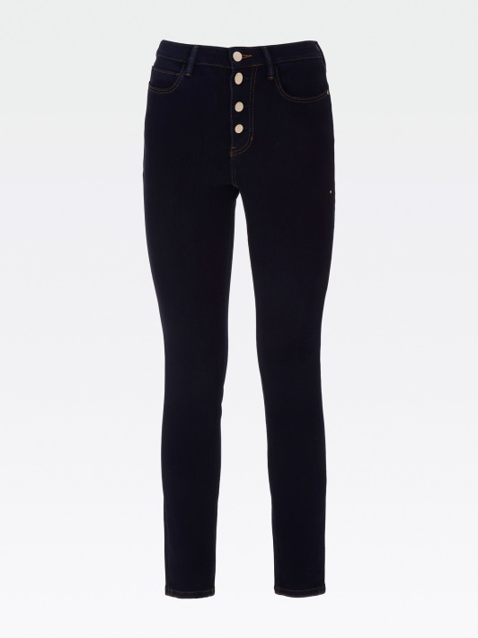 Mėlyna Guess Skinny Fit Džinsinės Kelnės Nauja Tendencija