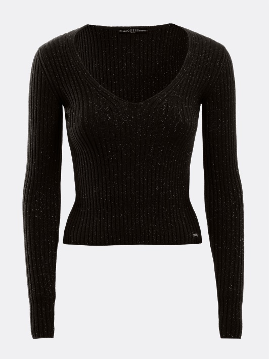 Spėk Lurex Top Black Multi