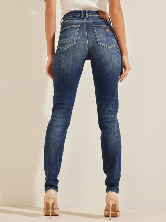 Atspėti, Skinny Fit Džinsinio Kelnaitės Mėlyna