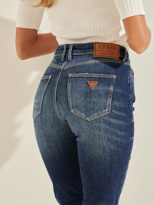 Atspėti, Skinny Fit Džinsinio Kelnaitės Mėlyna
