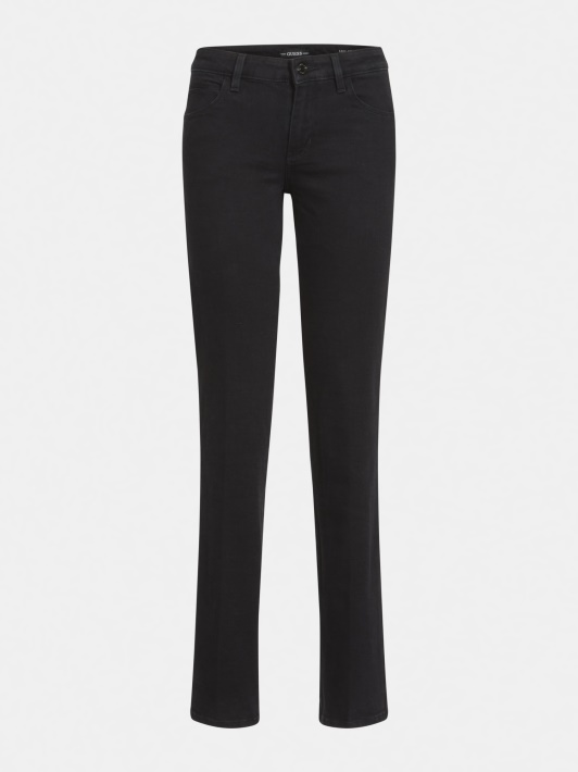 Juodos Guess Slim Fit Džinsinės Kelnės