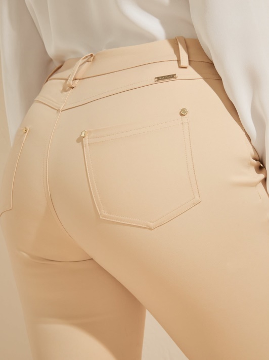 Marciano Skinny Pant Atspėti Smėlio Spalvos