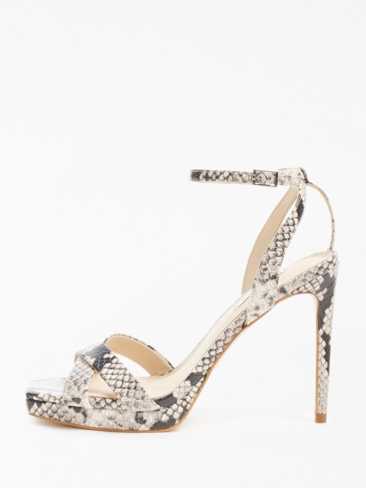 Karesa Python Print Sandal Guess Pilka Multi