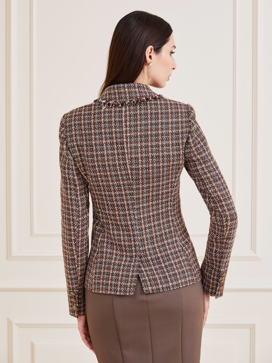 Marciano Tweed švarkas Rudas Multi Spėjimas