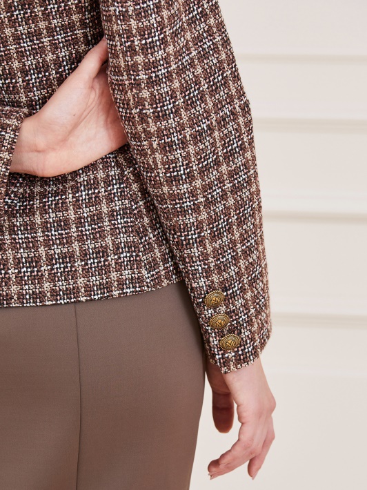 Marciano Tweed švarkas Rudas Multi Spėjimas