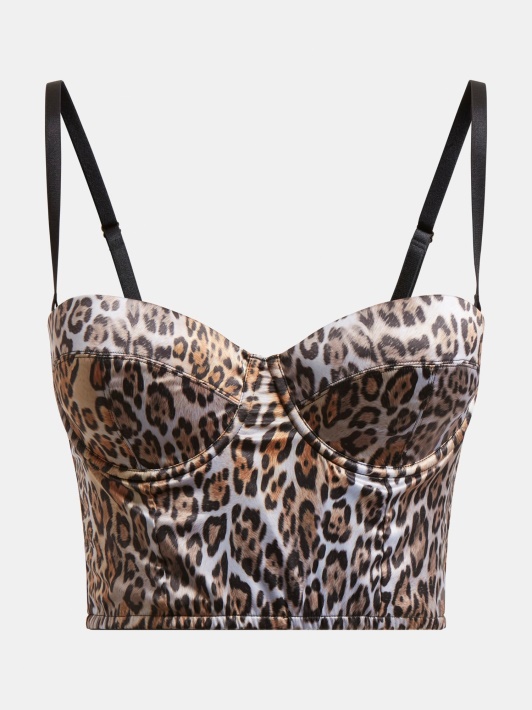 Atspėti Gyvuliškesnis Iš Spausdinti Satin Bustier