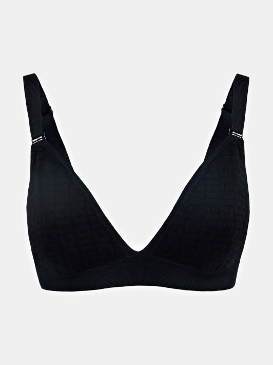 Visas Logotipas Bralette Juodas Multi Guess