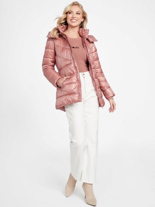 Atspėti Eco Silene Puffer Striukė Raudona Glen