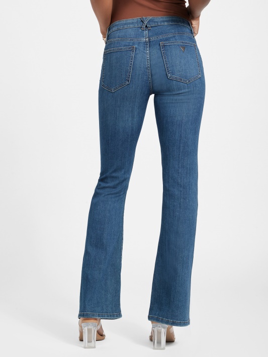 Atspėti Eco Lyllah Vidutinio Aukščio Bootcut Džinsai Vidutinio Skalbimo