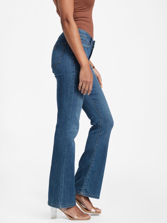 Atspėti Eco Lyllah Vidutinio Aukščio Bootcut Džinsai Vidutinio Skalbimo