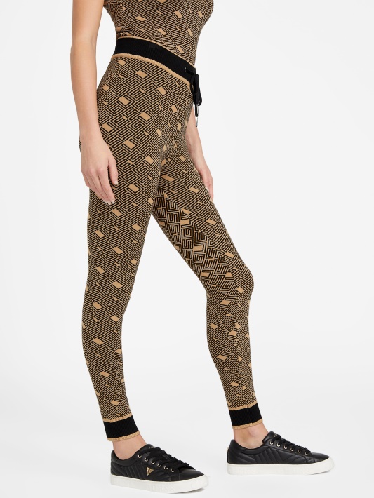 Skrudinti Taupe Multi Guess Eco Cachet Megztiniai Antblauzdžiai