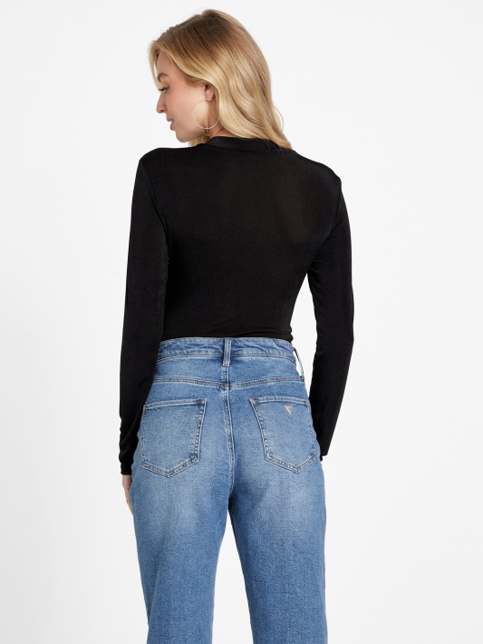 Lannah Bodysuit Atspėti Juodos Spalvos