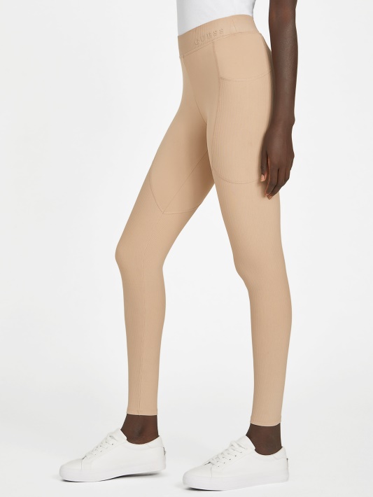 Velvet Taupe Guess Ikram Aktyvūs Antblauzdžiai