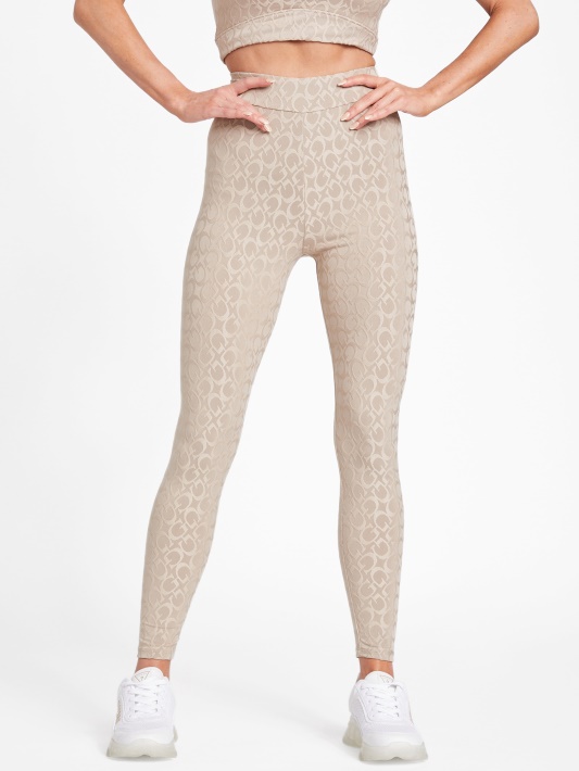 Guess Dana Logotipo Antblauzdžiai Velvet Taupe