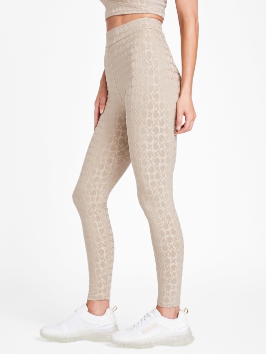 Guess Dana Logotipo Antblauzdžiai Velvet Taupe