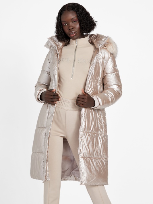 Angela Ilga Puffer Striukė Velvet Taupe Spėti