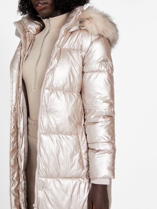 Angela Ilga Puffer Striukė Velvet Taupe Spėti
