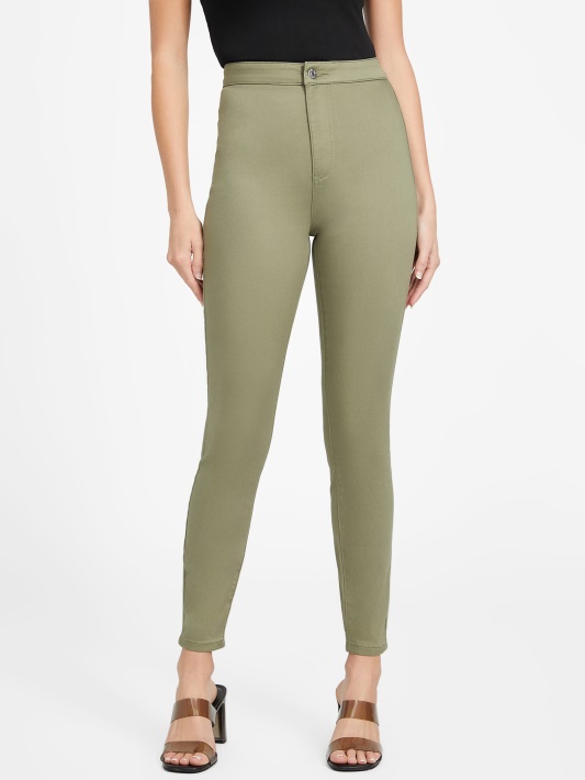 Guess Isle Wash 32'' Eco Nova Itin Aukštai Augančios Siauros Kelnės
