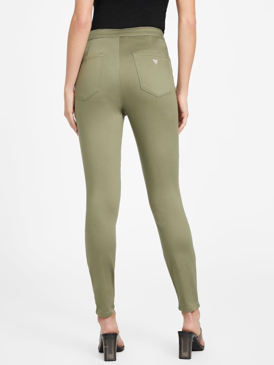 Guess Isle Wash 32'' Eco Nova Itin Aukštai Augančios Siauros Kelnės